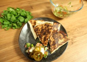 BBQ Chicken _ Jalapeno Quesadilla recipe - The Cooks Pantry