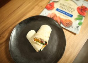 BBQ chicken and pumpkin wrap recipe - The Cooks Pantry