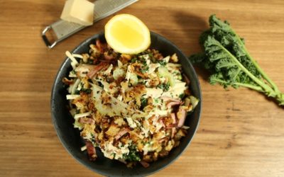 Chicken & Kale Caesar Salad