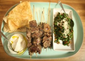 Lamb Kebabs with Tabouleh and Sesame Yoghurt recipe - The Cooks Pantry