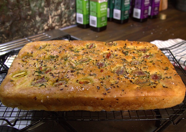 Olive and Herb Foccacia recipe - The Cook's Pantry