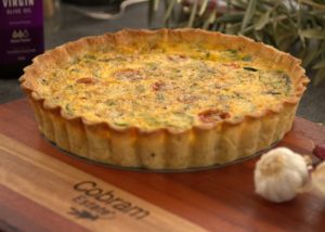 Spring Quiche with Olive Oil Crust recipe - The Cooks Pantry
