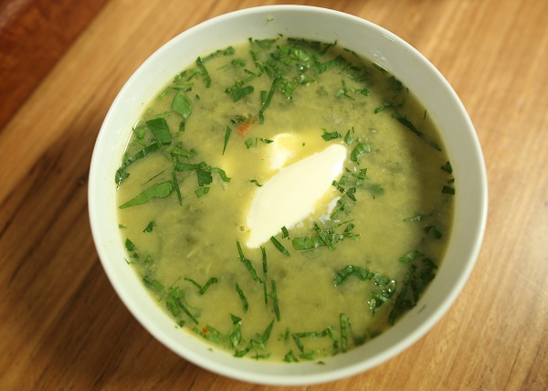 Broccoli, Chickpea _ Couscous Soup recipe - The Cooks Pantry