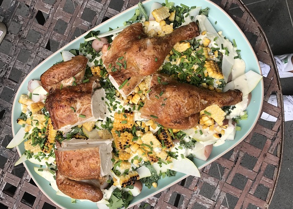 Smoked Chicken with Potato Salad  recipe - The Cooks Pantry