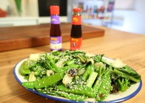1278 Greens with Oyster Sauce recipe - The Cooks Pantry
