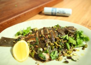 Grilled fish with brown butter sauce recipe - The Cooks Pantry