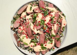 Lamb with Pomegranate Salad recipe - The Cooks Pantry