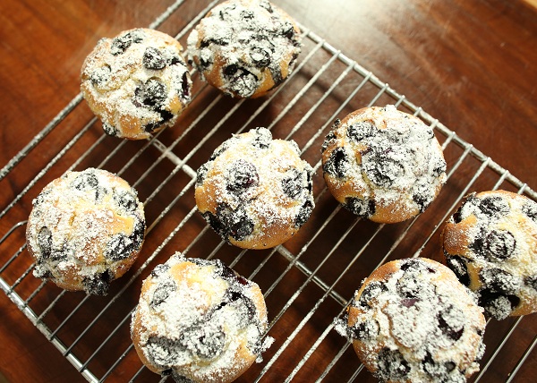 Olive Oil and Blueberry Muffins recipe - The Cooks Pantry