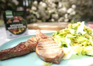 Pork Cutlet with Apple Slaw and Mustard Dressing recipe - The Cooks Pantry