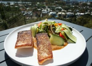 Seared Salmon with Sesame dressing recipe - The Cooks Pantry