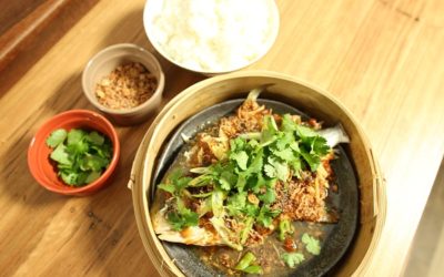 Steamed Fish with Soy Bean Sauce
