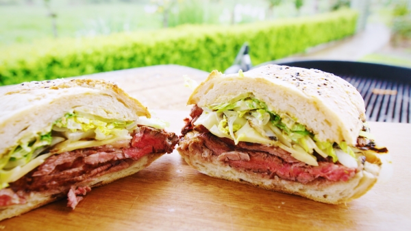2240 Steak Sandwich with Swiss Cheese recipe - The Cooks Pantry