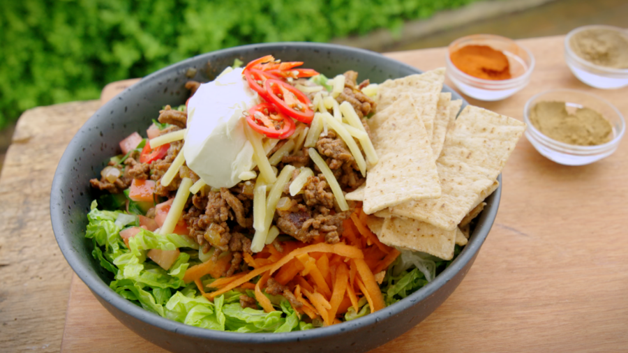 2239 Beef Taco Bowls recipe - the cooks pantry