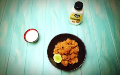 Karaage Chicken with Sesame lime Mayonaise