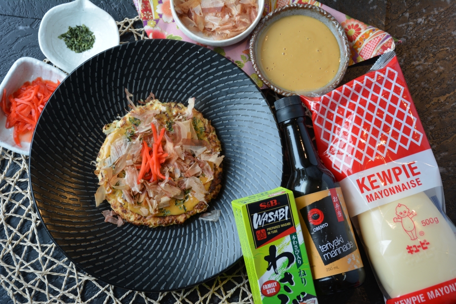 Okonomiyaki –  Japanese Style Savoury Pancake