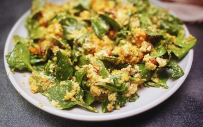 Pumpkin Spinach and Ricotta Cous Cous
