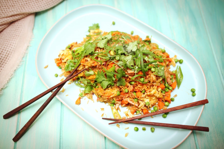 2024 Red Curry Fried Rice recipe - the cooks pantry