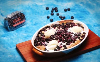 Blueberry and Thyme Cobbler