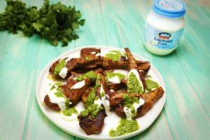 2205 Indian Spiced Lamb Cutlets with Yoghurt and Green Chutney recipe - the cooks pantry