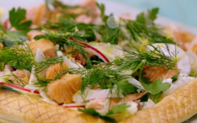 Salmon and Fennel Picnic Tart