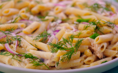 Salmon and Caper Penne